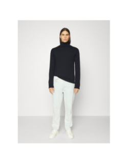 Pull col roulé en laine san thomas bleu marine homme - Hugo