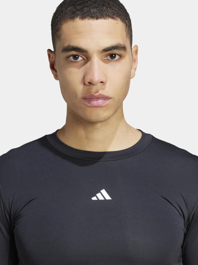 T-shirt training compression techfit noir homme - Adidas