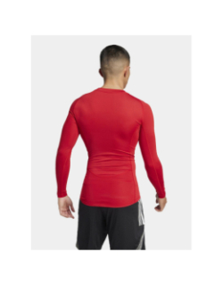 T-shirt training compression techfit rouge homme - Adidas