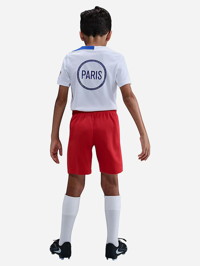 Short de football third psg 25/26 rouge enfant - Nike