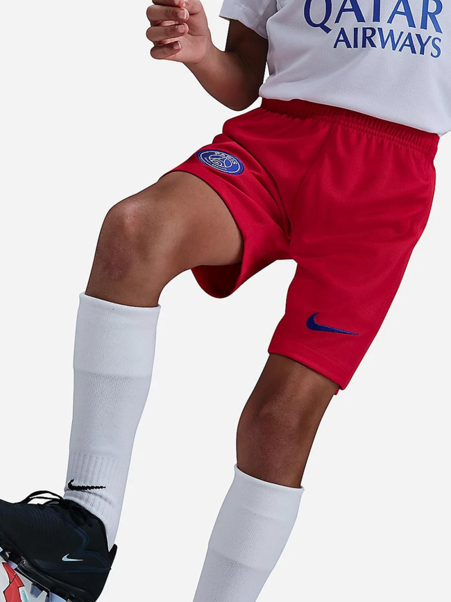 Short de football third psg 25/26 rouge enfant - Nike
