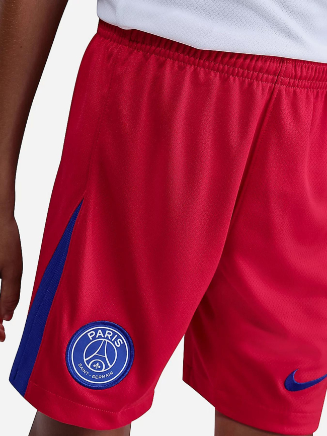 Short de football third psg 25/26 rouge enfant - Nike