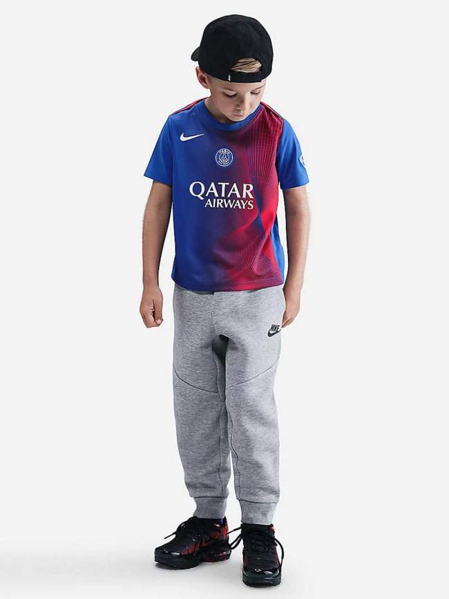 Maillot de football d'avant-match psg academy pro third bleu enfant - Nike