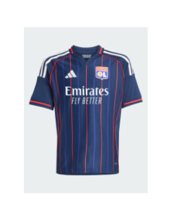 Maillot de football extérieur ol 25/26 bleu marine enfant - Adidas