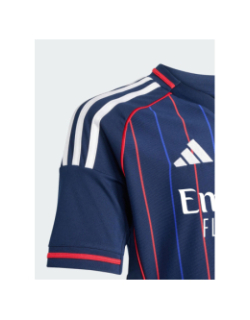 Maillot de football extérieur ol 25/26 bleu marine enfant - Adidas