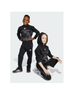 Ensemble de survêtement camo gris et noir enfant - Adidas