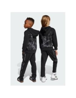 Ensemble de survêtement camo gris et noir enfant - Adidas