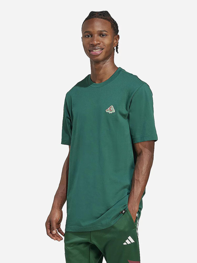 T-shirt à manches courtes pizza trim vert homme - Adidas
