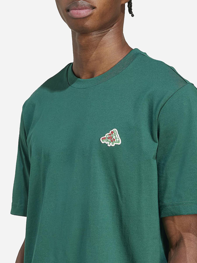 T-shirt à manches courtes pizza trim vert homme - Adidas