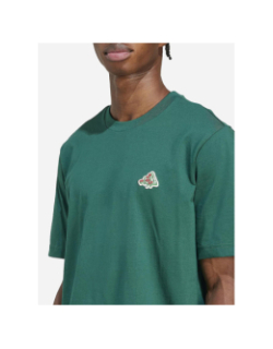 T-shirt à manches courtes pizza trim vert homme - Adidas