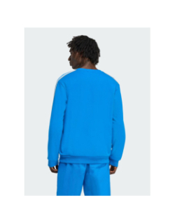 Sweat à col rond real icon bleu homme - Adidas
