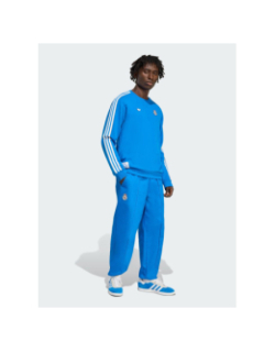 Sweat à col rond real icon bleu homme - Adidas