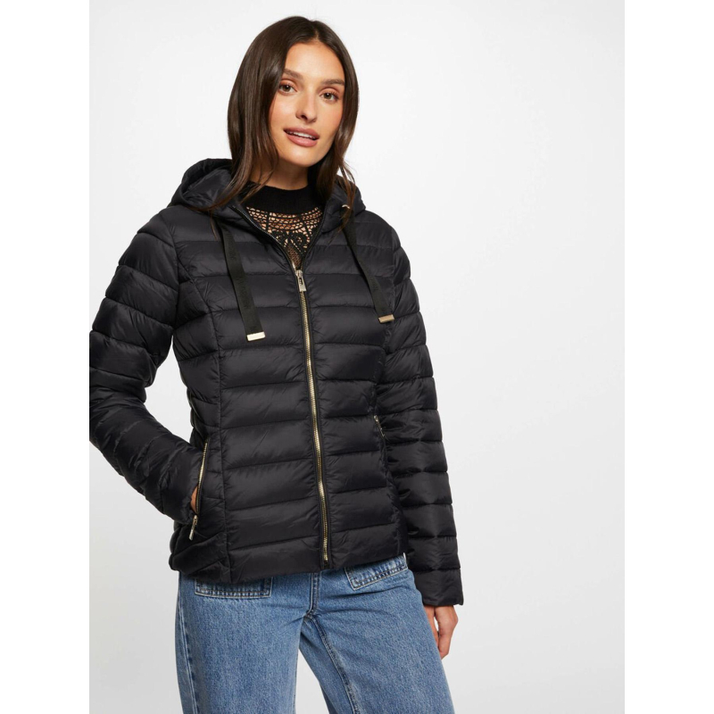 Doudoune à capuche légère gkadia noir femme - Morgan