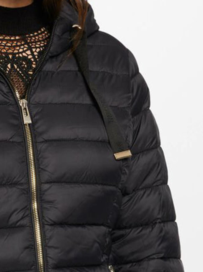 Doudoune à capuche légère gkadia noir femme - Morgan