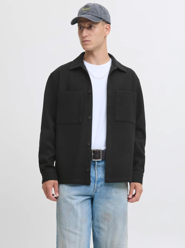 Surchemise jjjerry noir homme - Jack & Jones