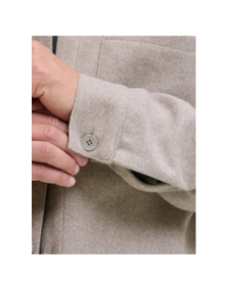 Surchemise jjjerry beige homme - Jack & Jones