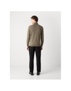 Sweat à col zippé san quintus kaki  homme - Hugo