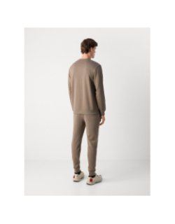 Sweat à col rond diragol kaki homme - Hugo