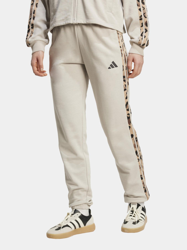 Pantalon jogging anml 3s beige femme - Adidas