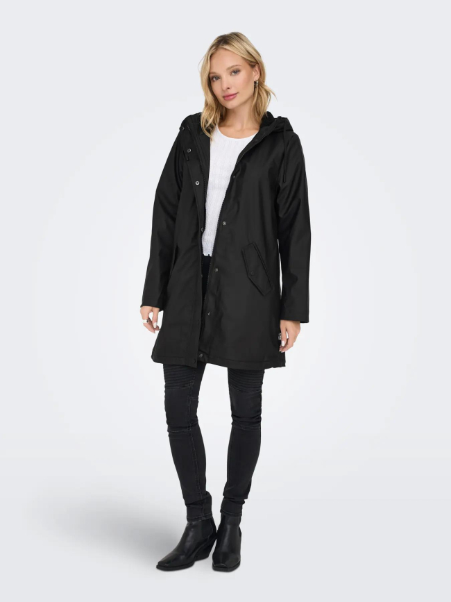 Veste imperméable onlsally noir femme - Only