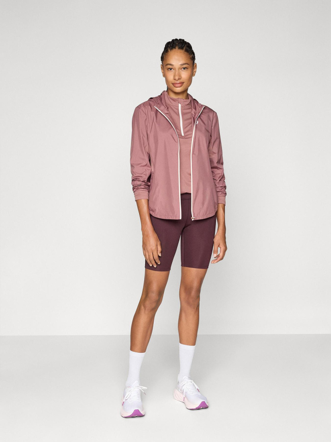 Veste de running zippée core rose femme - Asics