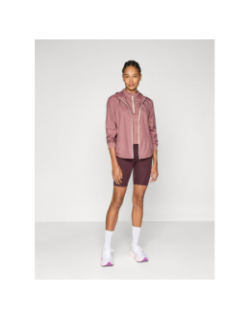 Veste de running zippée core rose femme - Asics