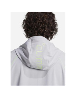 Veste de sport zippé à capuche tech app gris homme - Adidas