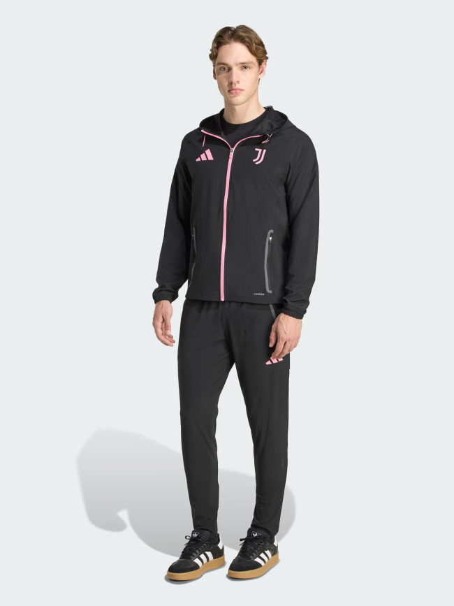 Veste à capuche zippée juventus noir homme - Adidas