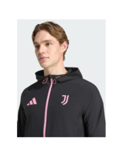 Veste à capuche zippée juventus noir homme - Adidas