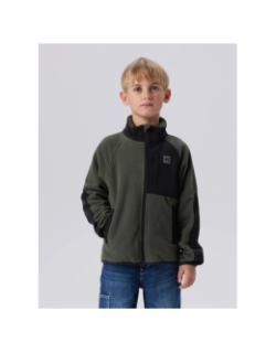 Veste polaire sherpa nkmmyles vert enfant - Name It
