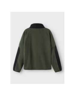 Veste polaire sherpa nkmmyles vert enfant - Name It