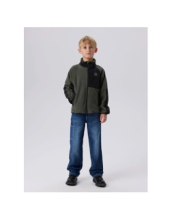 Veste polaire sherpa nkmmyles vert enfant - Name It