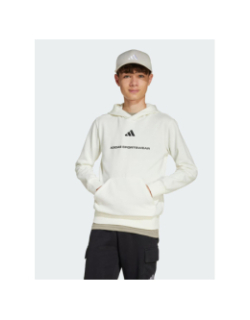 Sweat à capuche b fl hd écru enfant - Adidas