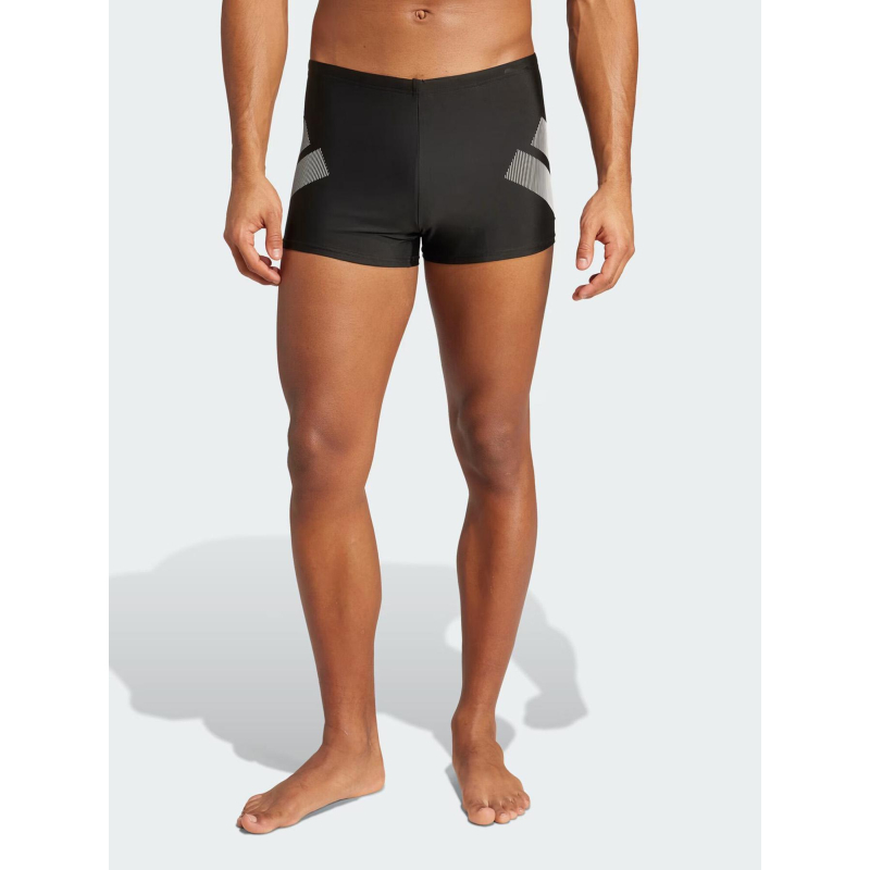 Boxer de bain big bars noir homme - Adidas