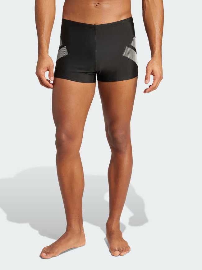 Boxer de bain big bars noir homme - Adidas