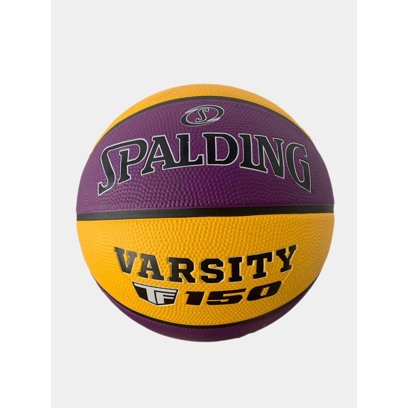Ballon de basketball t6 varsity tf-150 violet et jaune - Spalding