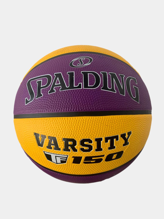 Ballon de basketball t6 varsity tf-150 violet et jaune - Spalding