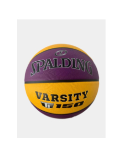 Ballon de basketball t6 varsity tf-150 violet et jaune - Spalding