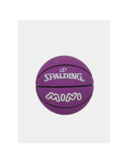Mini ballon de basketball spaldeen violet - Spalding