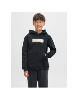 Sweat à capuche jorinwood noir homme - Jack & Jones