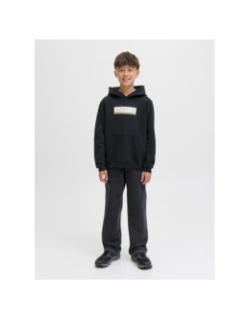 Sweat à capuche jorinwood noir homme - Jack & Jones