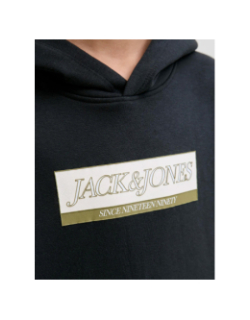 Sweat à capuche jorinwood noir homme - Jack & Jones