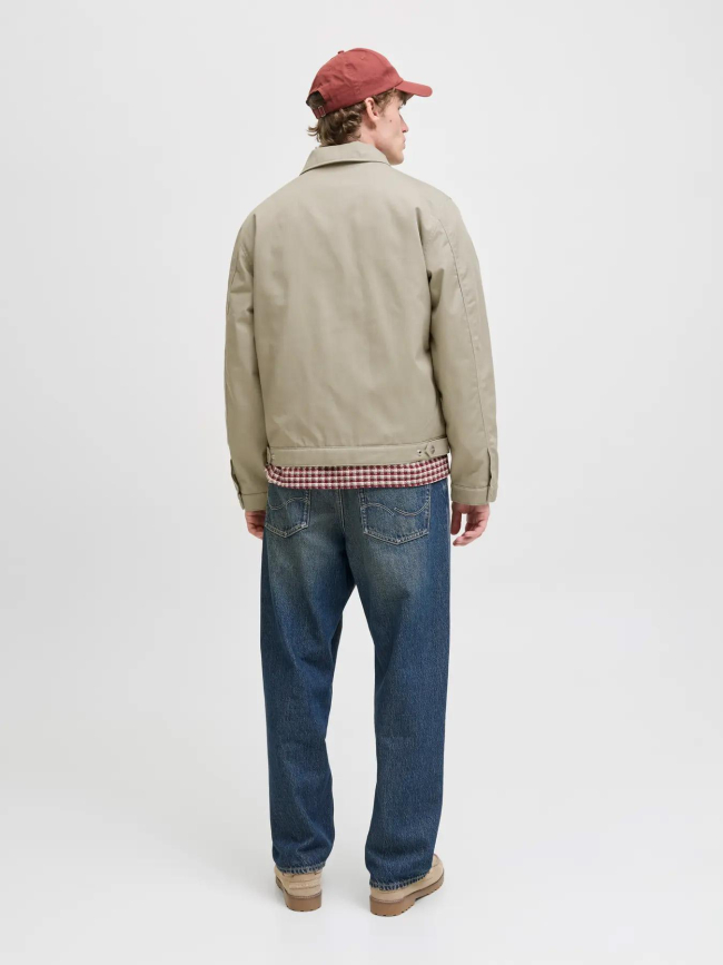 Veste matelassée jornorrebro beige homme - Jack & Jones