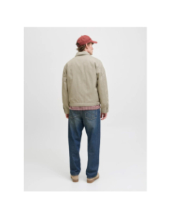 Veste matelassée jornorrebro beige homme - Jack & Jones