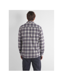 Chemise à carreaux tissé cliff beige homme - Oxbow