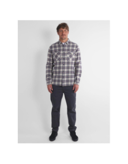 Chemise à carreaux tissé cliff beige homme - Oxbow