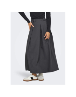 Jupe longue fluide onlginny anthracite femme - Only