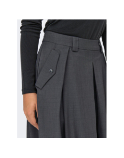 Jupe longue fluide onlginny anthracite femme - Only