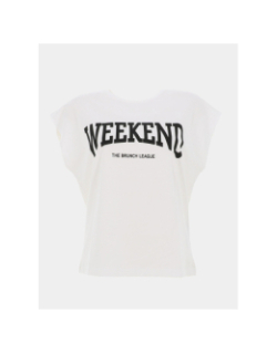 Top sans manches vmgruni blanc femme - Vero Moda