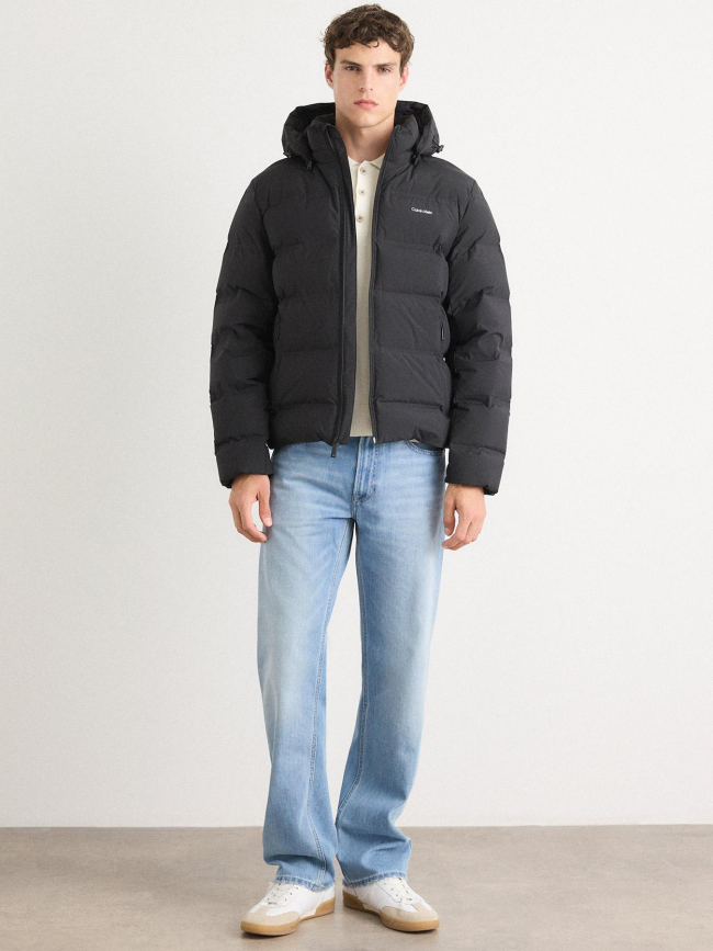 Doudoune quilted bonded noir homme - Calvin Klein